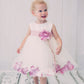 Baby White Satin Flower Petal with Organza Sash Flower Girl Dress- AS195B Kids Dream
