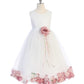 Sequin Top Petal Flower Girl Dress 1of 2 by AS160C Kids Dream - Girl Formal Dresses