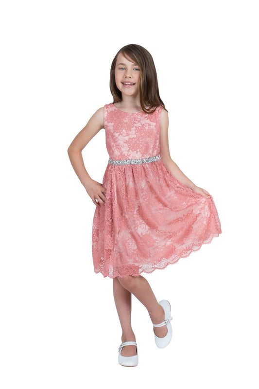 pink Formal evening girl dress