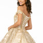 Off the Shoulder Beaded Sweetheart Neckline Quinceanera Dress Elizabeth K - GL1820