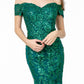 Off the Shoulder Mermaid Gown with Cut Out Back by Gloria GL1823 GLS -Special Occasion/Curves