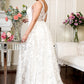 GL1903 Elizabeth K Mermaid Bridal Gown with Detachable Mesh Layer