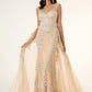 GL1920 GLS by Gloria - Embroidery Sleeveless V-Neck Dress - Curves