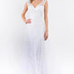 GL1920 GLS by Gloria - Embroidery Sleeveless V-Neck Dress - Curves
