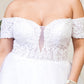 GL1936 GLS by Gloria - Embroidered Sweetheart Bodice A-Line Bridal Gown