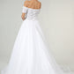 GL1936 GLS by Gloria - Embroidered Sweetheart Bodice A-Line Bridal Gown