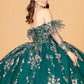 Elizabeth K - GL1944 - Embroidered Glitter Strapless Quinceanera Dress