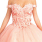 Elizabeth K - GL1960 - Embellished Off Shoulder Quinceanera Dress