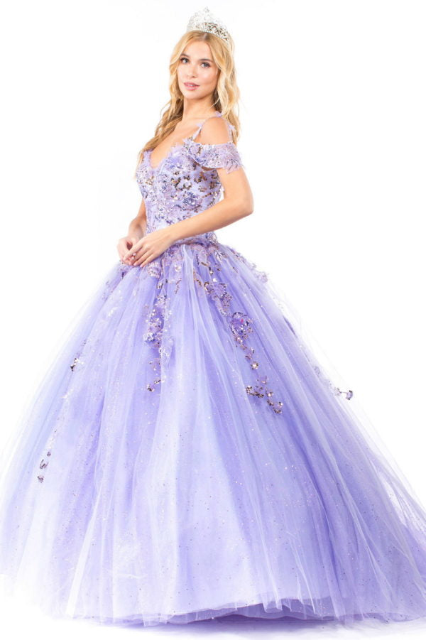 Elizabeth K - GL1969 - Mesh Sweetheart  Quinceanera Dress
