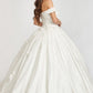 Elizabeth K - GL1971 - Floral Applique Jewel Embellished Ballgown Quinceanera Dress