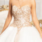Elizabeth K - GL1973 - Sequin and Glitter Embellished Sweetheart Ballgown Quinceanera Dress