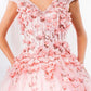 Elizabeth K - GL1974 - Embellished Cap Sleeve V-Neck Quinceanera Dress