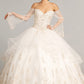 Elizabeth K - GL1976 - Sweetheart Neck Cut-Away Shoulder Quinceanera Dress