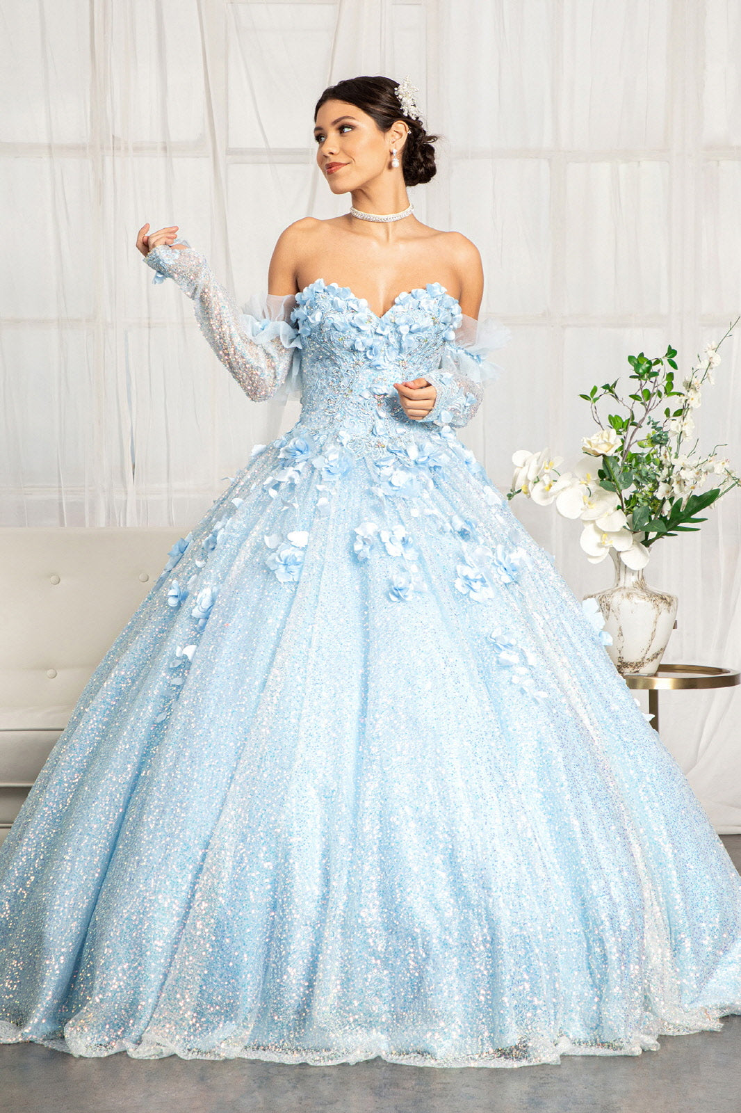 Elizabeth K - GL1986 - Sweetheart Neckline Ballgown Quinceanera Dress