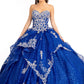 Elizabeth K - GL1987 - Mesh Sleeveless Sequin Ballgown Quinceanera Dress