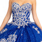 Elizabeth K - GL1987 - Mesh Sleeveless Sequin Ballgown Quinceanera Dress