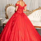 Elizabeth K - GL1988 - Embroidery Sweetheart Ballgown Quinceanera Dress