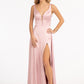 Satin A-Line Slit Gown by GL1992 by Elizabeth K-Special Occasion/Curves
