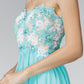 Elizabeth K - GL2050 - Embroidery Strapless Sweetheart Neck Dress