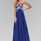 Elizabeth K - GL2050 - Embroidery Strapless Sweetheart Neck Dress