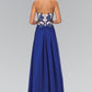 Elizabeth K - GL2050 - Embroidery Strapless Sweetheart Neck Dress