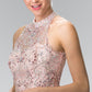 Elizabeth K - GL2206 - Mesh High Neck Quinceanera Dress