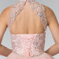 Elizabeth K - GL2206 - Mesh High Neck Quinceanera Dress