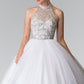 Elizabeth K - GL2206 - Mesh High Neck Quinceanera Dress