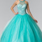 Elizabeth K - GL2309 - Illusion Sweathearted Tulle Quinceanera Dress