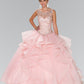 Elizabeth K - GL2378 - Illusion Sweetheart Neck Quinceanera Dress