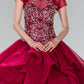 Elizabeth K - GL2378 - Illusion Sweetheart Neck Quinceanera Dress