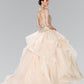 Elizabeth K - GL2378 - Illusion Sweetheart Neck Quinceanera Dress