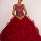 Elizabeth K - GL2511 - Embellished Bodice Tulle Quinceanera Dress