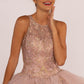 Elizabeth K - GL2513 - Embroidered Bodice Scoop-Neck Quinceanera Dress