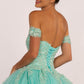 Elizabeth K - GL2604 - Mesh Jewel Sweetheart Neck Quinceanera Dress