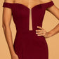 Off the Shoulder Mermaid Gown by Elizabeth K GL2658 -Special Occasion/Curves