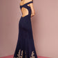 Off the Shoulder Mermaid Gown by Elizabeth K GL2658 -Special Occasion/Curves