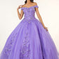 Elizabeth K - GL2802 - Mesh Off-Shoulder Ballgown Quinceanera Dress