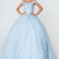 Elizabeth K - GL2802 - Mesh Off-Shoulder Ballgown Quinceanera Dress