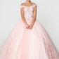 Elizabeth K - GL2802 - Mesh Off-Shoulder Ballgown Quinceanera Dress