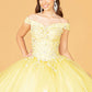 Elizabeth K - GL2802 - Mesh Off-Shoulder Ballgown Quinceanera Dress
