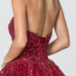 Elizabeth K - GL2804 - Embellished Glitter Sleeveless Quinceanera Dress