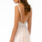 Jewel Embellished Tulle A-Line Dress w/ Strap Back- GL2892 by Elizabeth K - Special Occasion