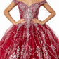 Elizabeth K - GL2910 - Mesh Off The Shoulder Quinceanera Dress