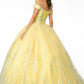 Elizabeth K - GL2910 - Mesh Off The Shoulder Quinceanera Dress