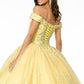 Elizabeth K - GL2910 - Mesh Off The Shoulder Quinceanera Dress