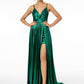 Elizabeth K - GL2927 - Lame Spaghetti Strap A-Line Dress