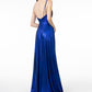 Elizabeth K - GL2927 - Lame Spaghetti Strap A-Line Dress