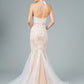 GL2934 GLS by Gloria - Spaghetti Strap V-Neck Mermaid Bridal Gown