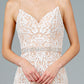 GL2934 GLS by Gloria - Spaghetti Strap V-Neck Mermaid Bridal Gown